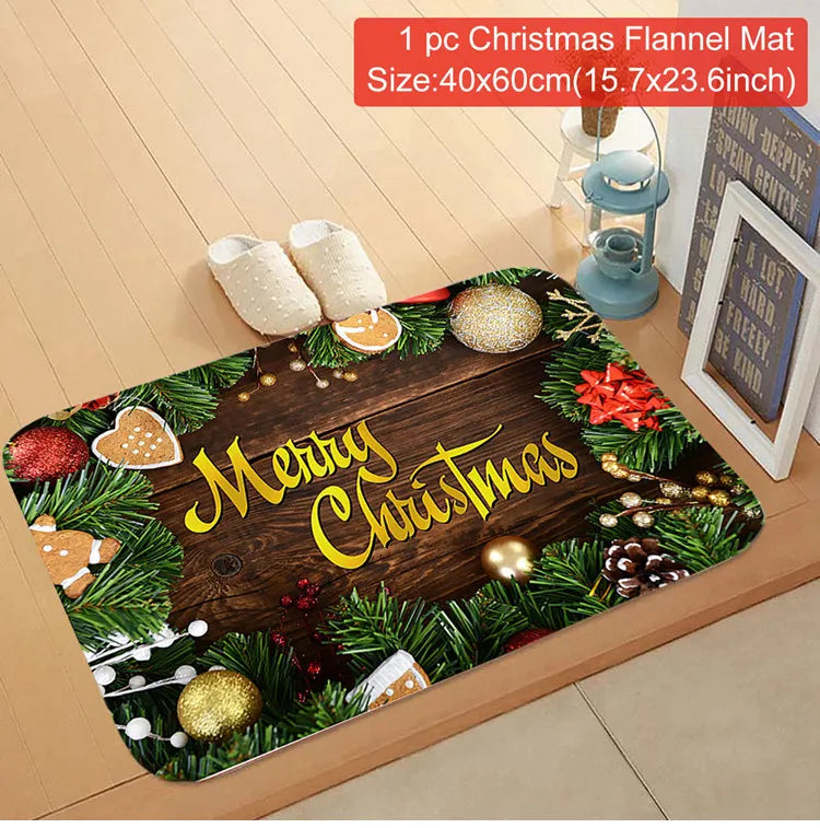 Merry Christmas Outdoor Carpet