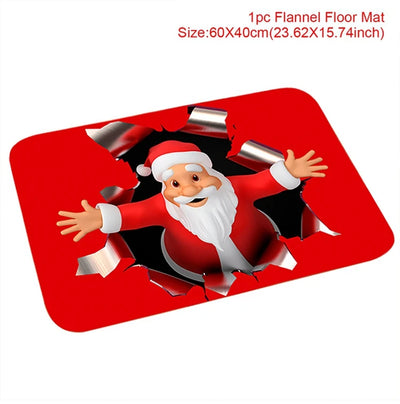 Merry Christmas Outdoor Carpet