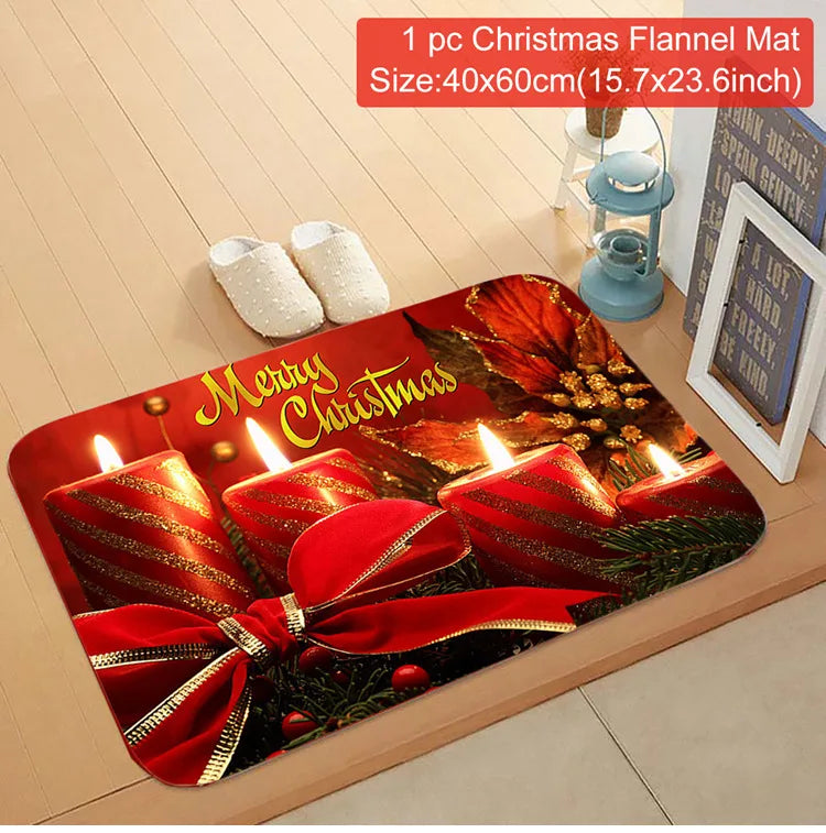 Merry Christmas Outdoor Carpet