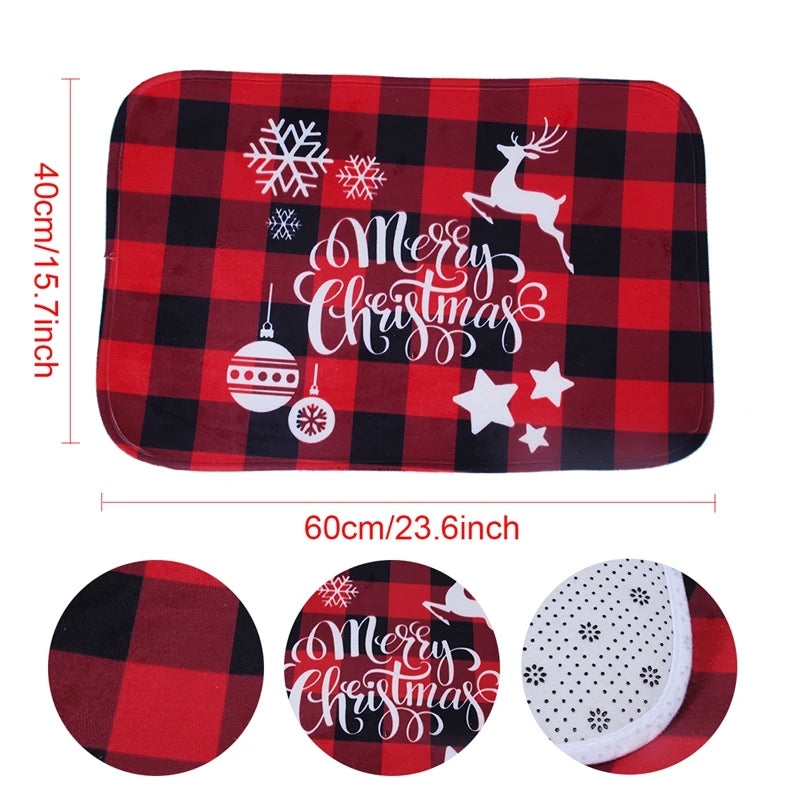Merry Christmas Outdoor Carpet