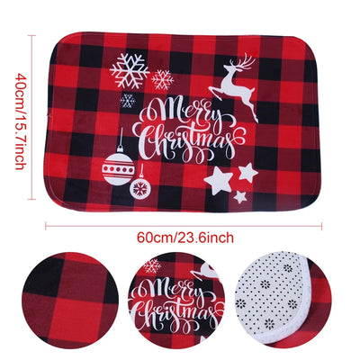 Merry Christmas Outdoor Carpet