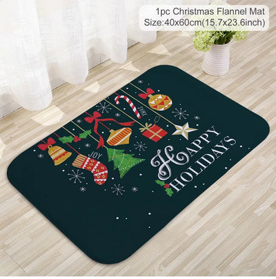 Merry Christmas Outdoor Carpet