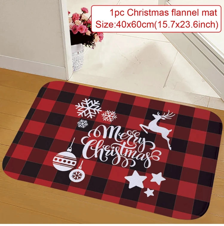 Merry Christmas Outdoor Carpet