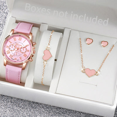 Elegant Watch & Jewelry Gift Set