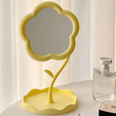 Cute Flower-Shaped Makeup Mirror