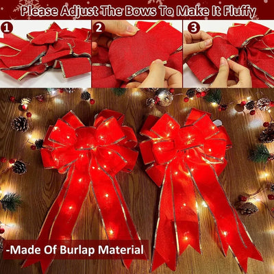 LED Christmas Bow Lights