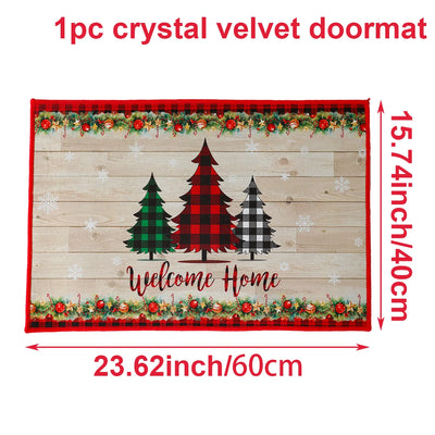 Merry Christmas Outdoor Carpet