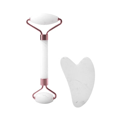 Gemstone Facial Roller & Gua Sha Set