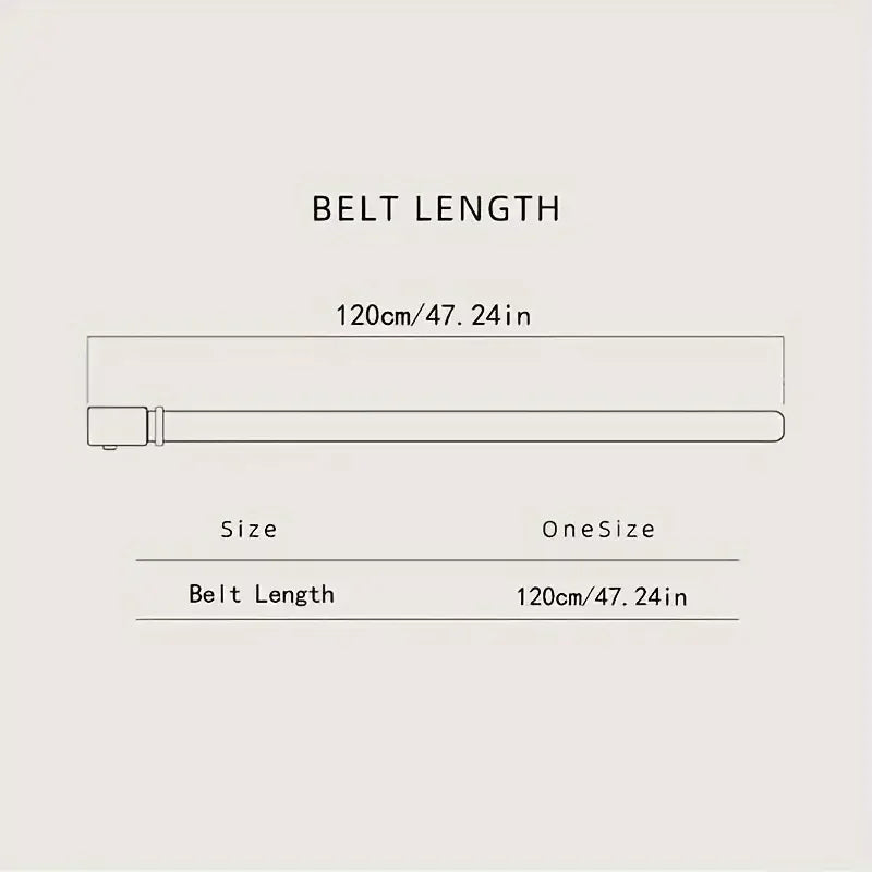 Luxury Automatic Buckle Leather Belt