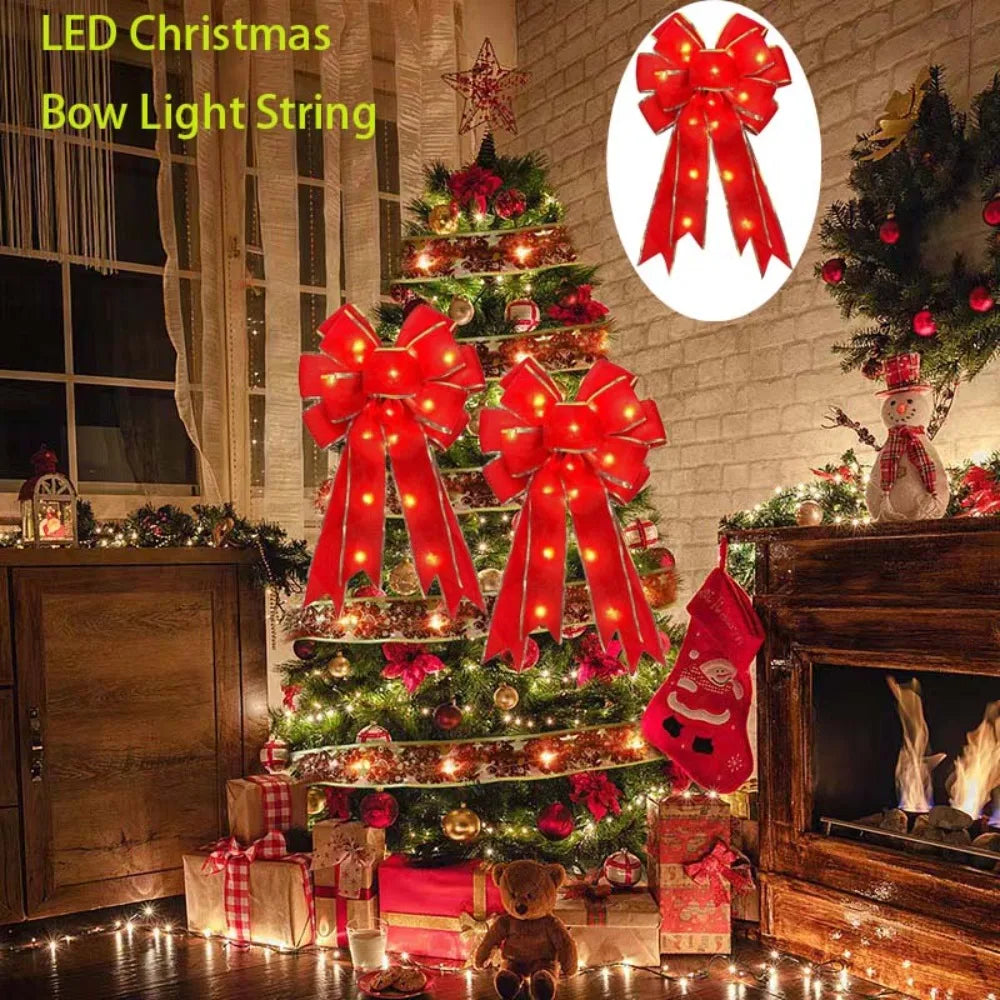LED Christmas Bow Lights