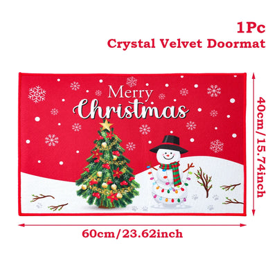 Merry Christmas Outdoor Carpet