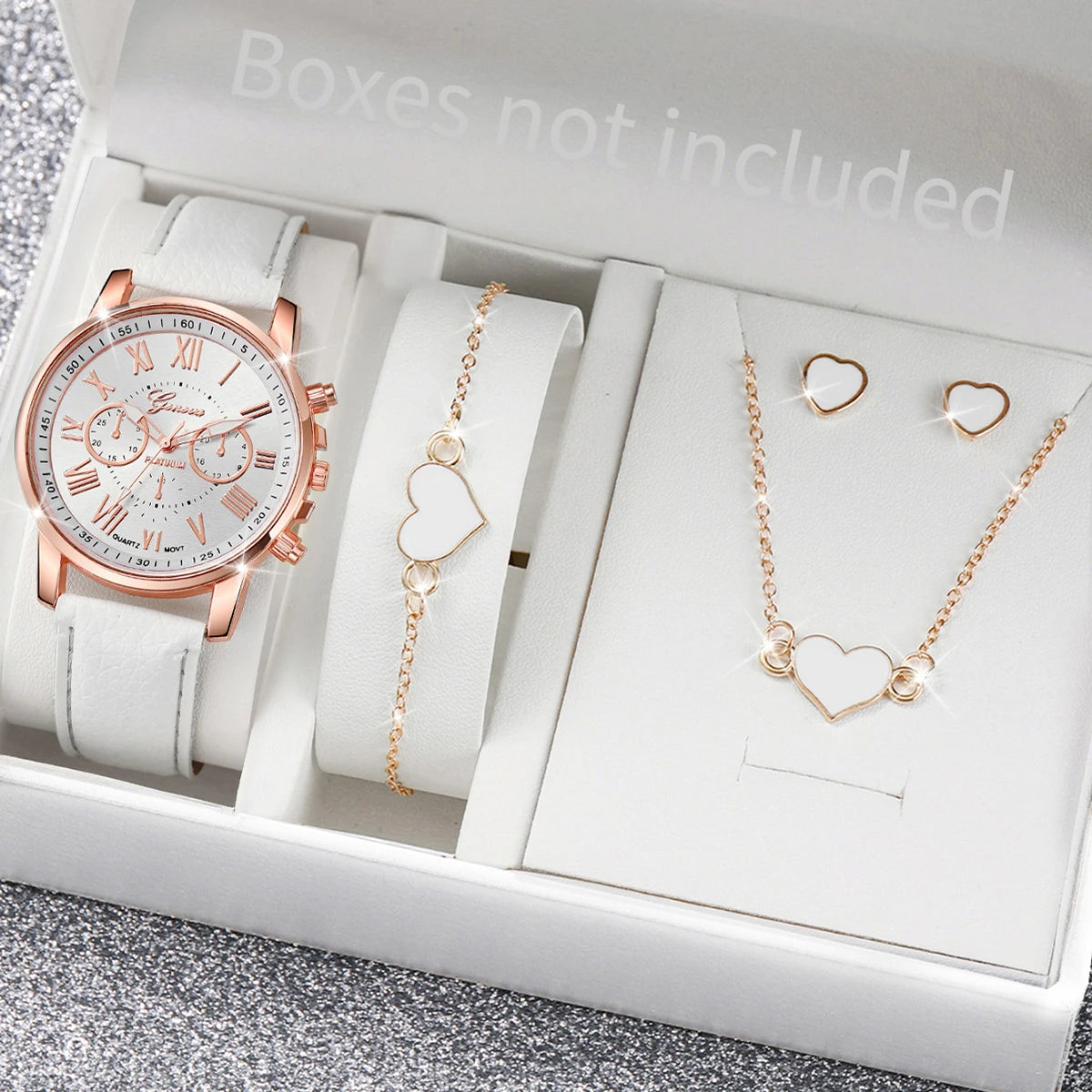 Elegant Watch & Jewelry Gift Set
