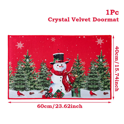 Merry Christmas Outdoor Carpet