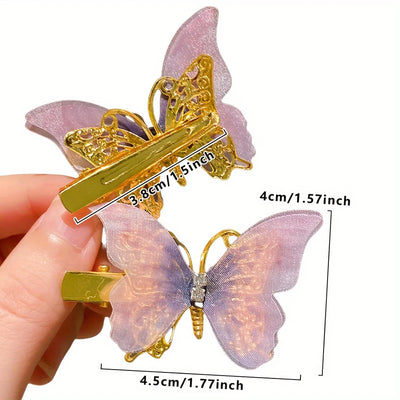 Butterfly Hair Clips