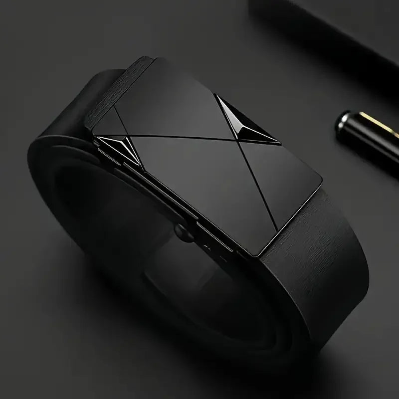 Luxury Automatic Buckle Leather Belt