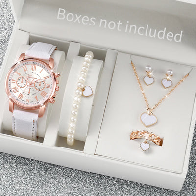 Elegant Watch & Jewelry Gift Set
