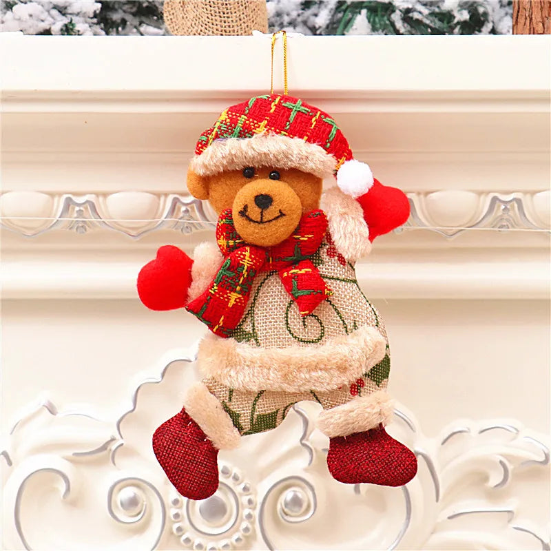 Cute Christmas Plush Ornaments