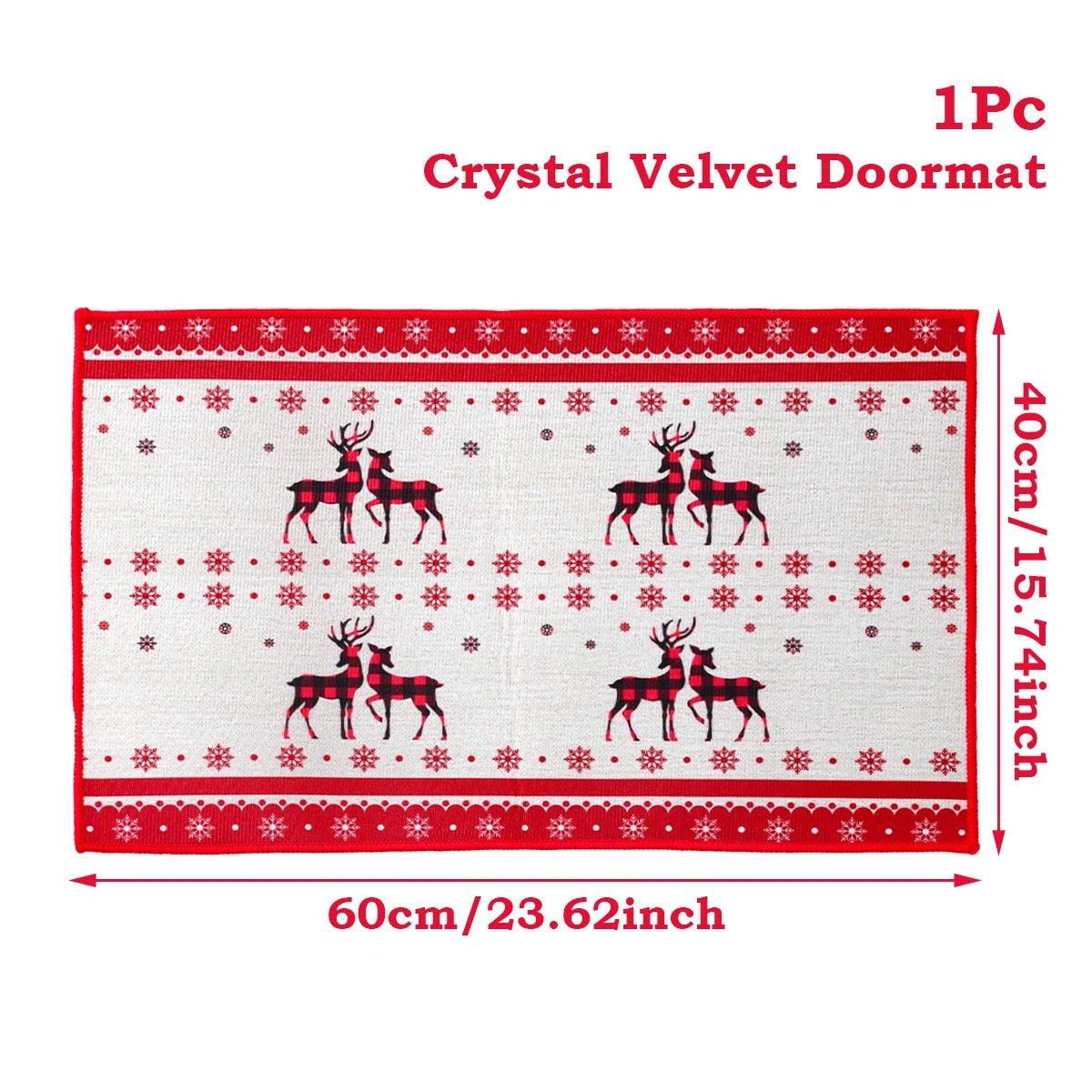 Merry Christmas Outdoor Carpet