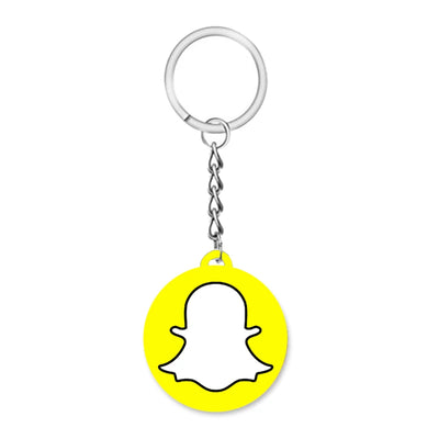 Trendy Social Media Style Keychain