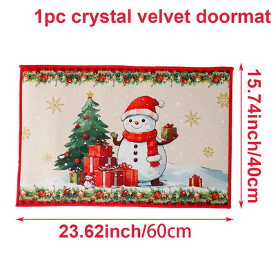 Merry Christmas Outdoor Carpet