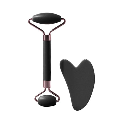 Gemstone Facial Roller & Gua Sha Set