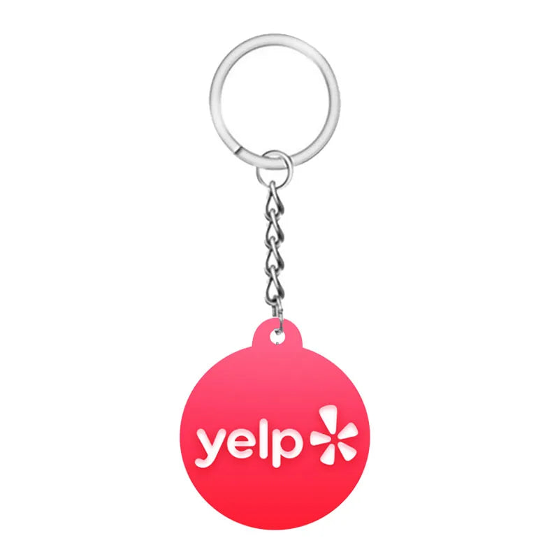 Trendy Social Media Style Keychain
