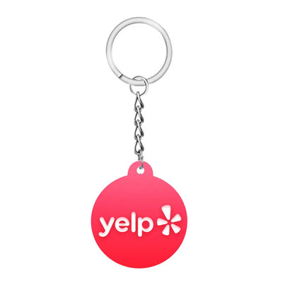 Trendy Social Media Style Keychain