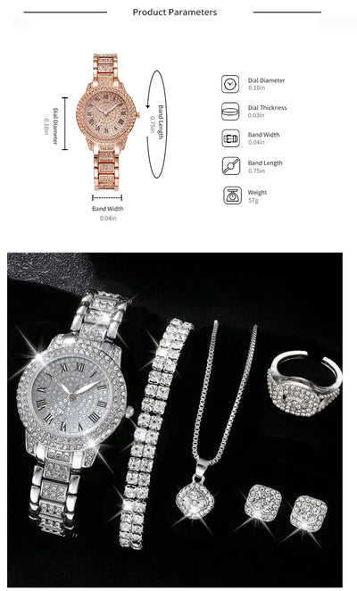 Luxury Watch & Jewelry Set
