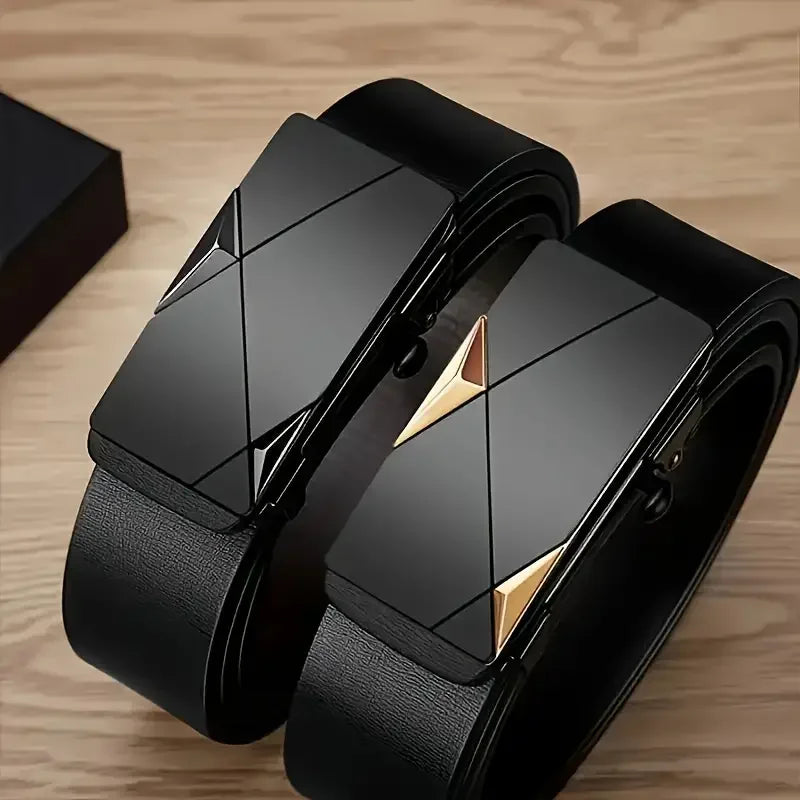 Luxury Automatic Buckle Leather Belt