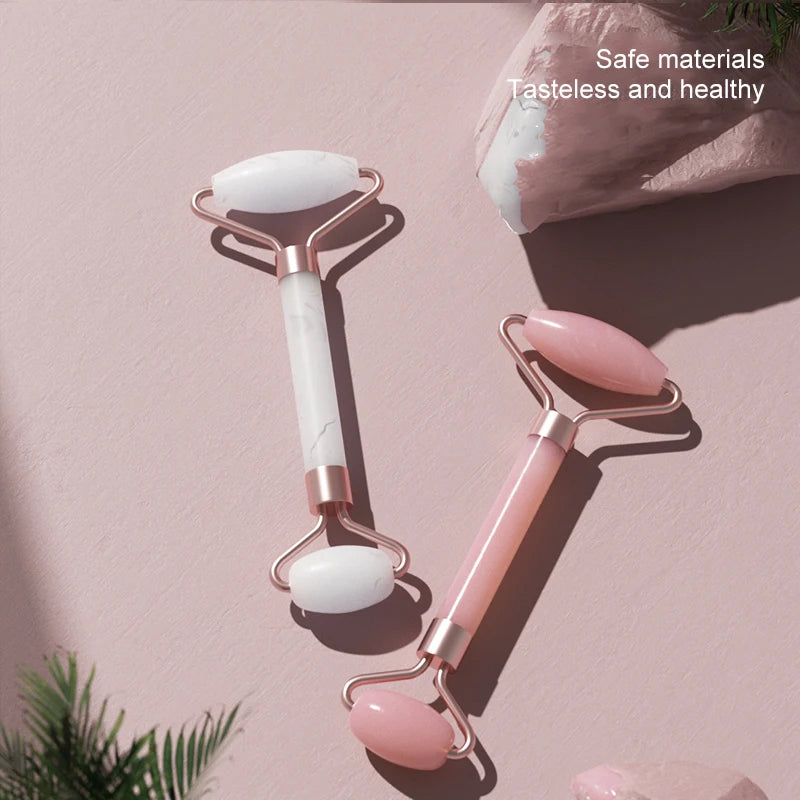 Gemstone Facial Roller & Gua Sha Set