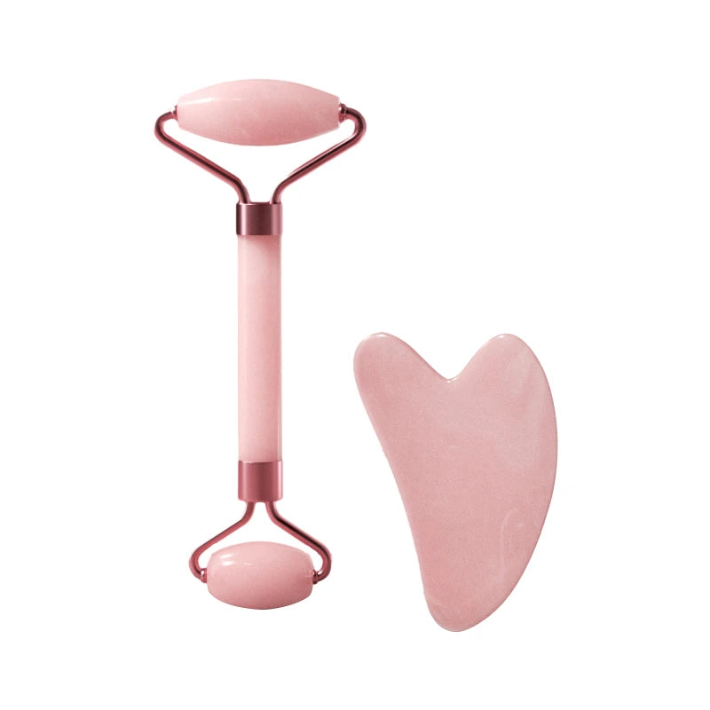 Gemstone Facial Roller & Gua Sha Set