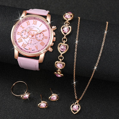 Elegant Watch & Jewelry Gift Set
