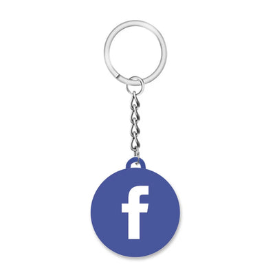 Trendy Social Media Style Keychain
