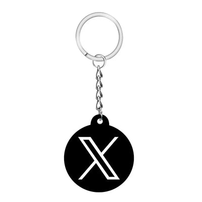 Trendy Social Media Style Keychain
