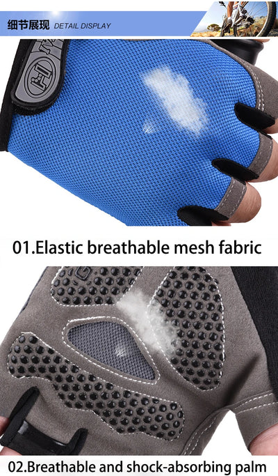 Gym Gloves Fitness Training Fingerless