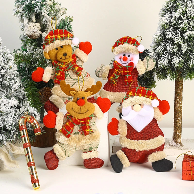 Cute Christmas Plush Ornaments
