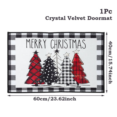 Merry Christmas Outdoor Carpet