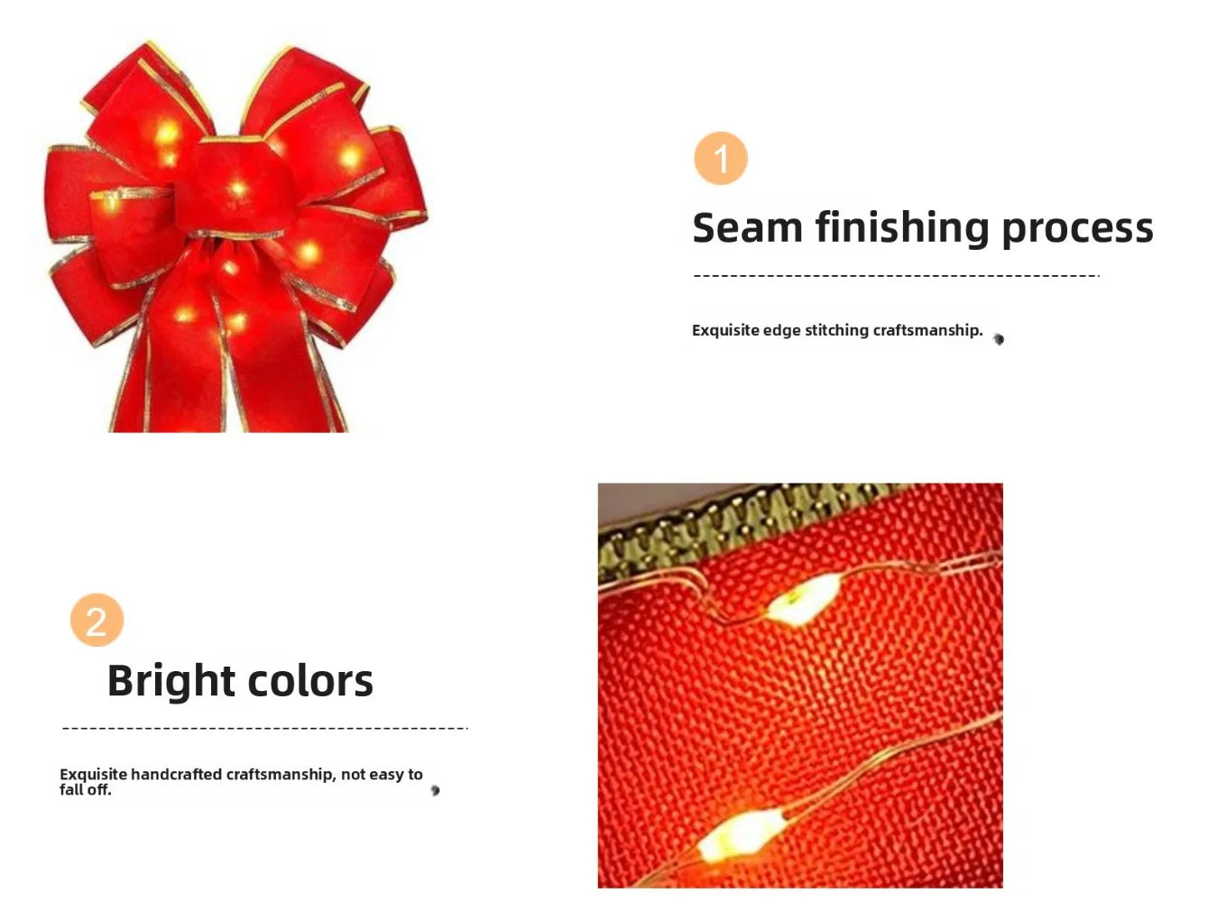 LED Christmas Bow Lights