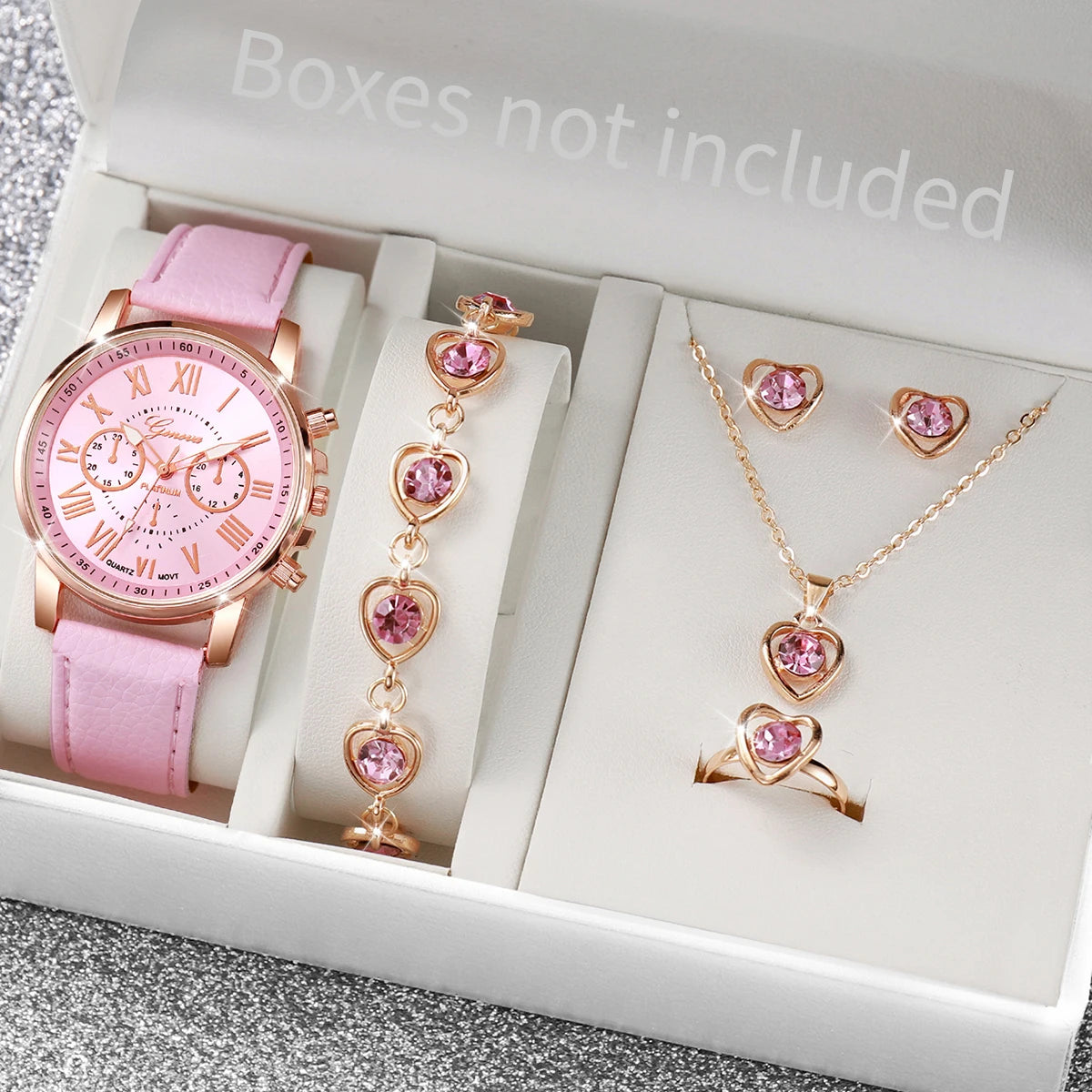 Elegant Watch & Jewelry Gift Set
