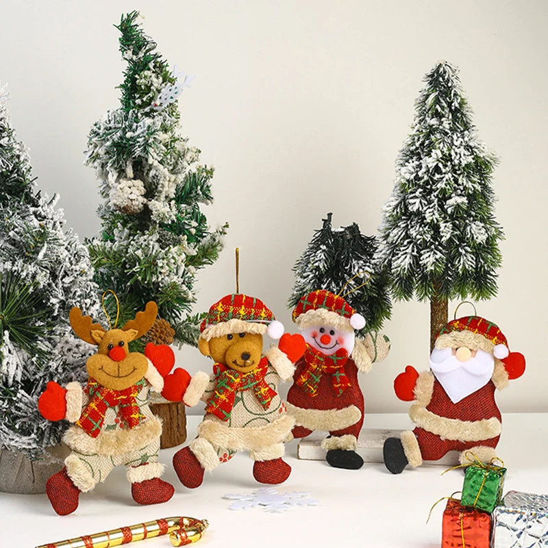 Cute Christmas Plush Ornaments