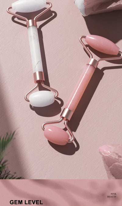 Gemstone Facial Roller & Gua Sha Set