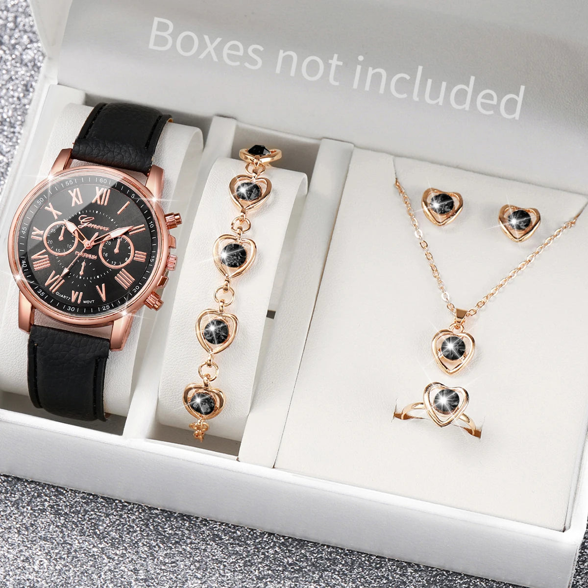Elegant Watch & Jewelry Gift Set