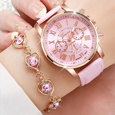 Elegant Watch & Jewelry Gift Set