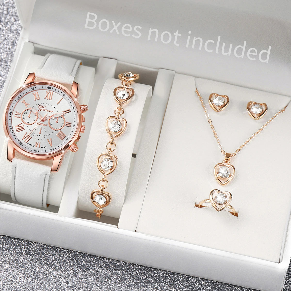 Elegant Watch & Jewelry Gift Set