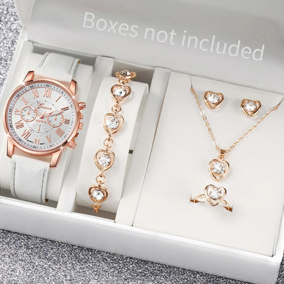 Elegant Watch & Jewelry Gift Set