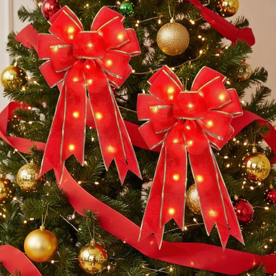 LED Christmas Bow Lights