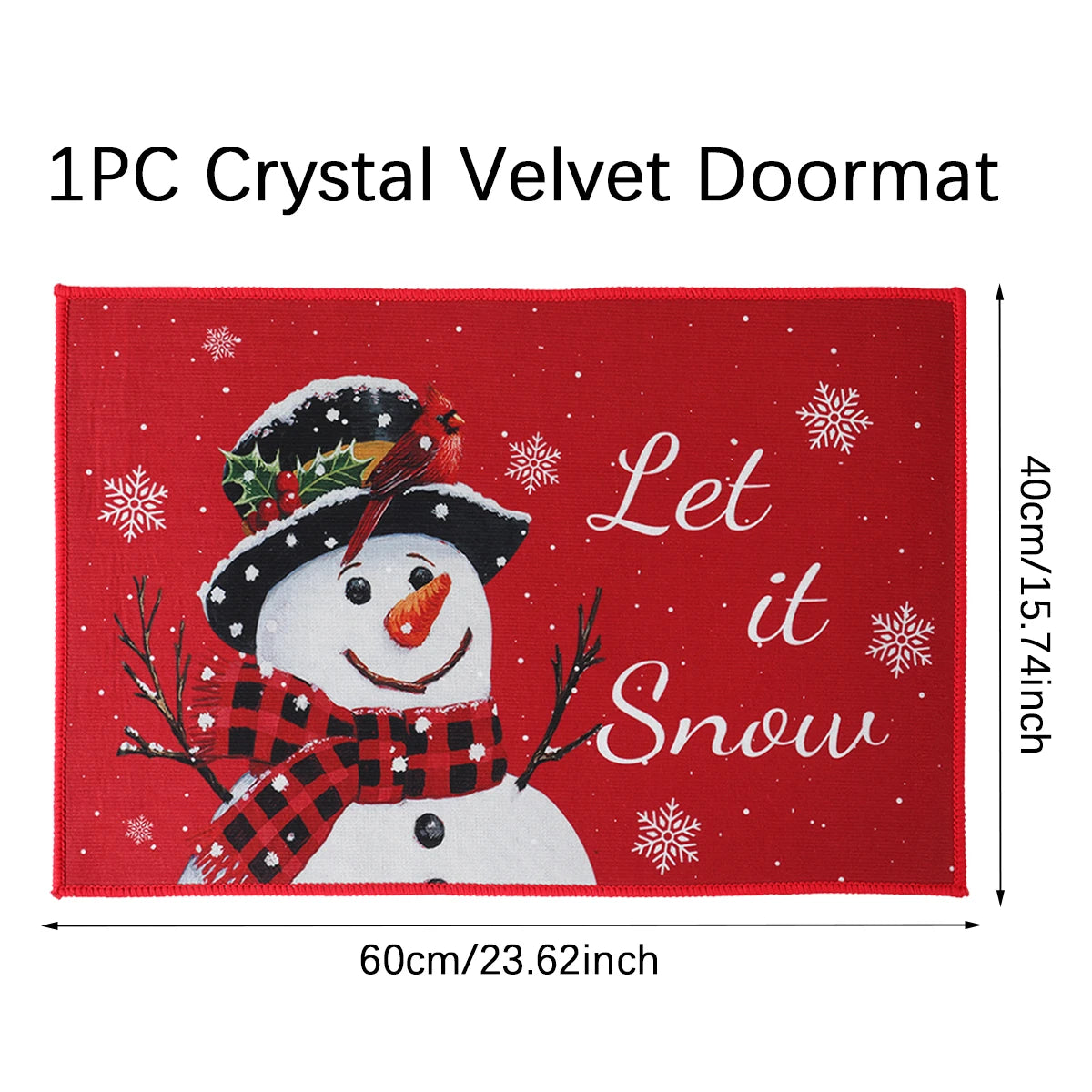 Merry Christmas Outdoor Carpet