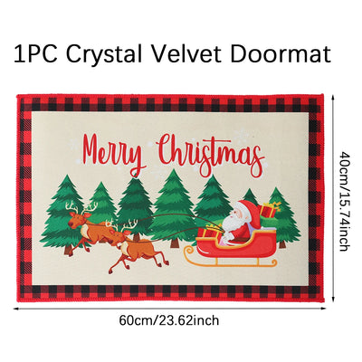Merry Christmas Outdoor Carpet