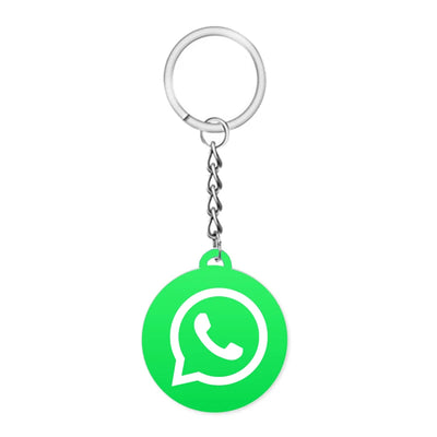 Trendy Social Media Style Keychain