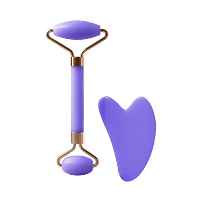Gemstone Facial Roller & Gua Sha Set